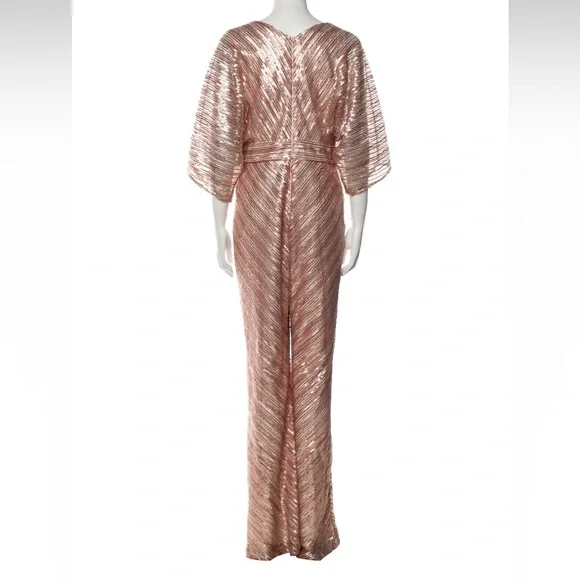 Theia Pink Jumpsuit - Size Large - Picture 2 of 2